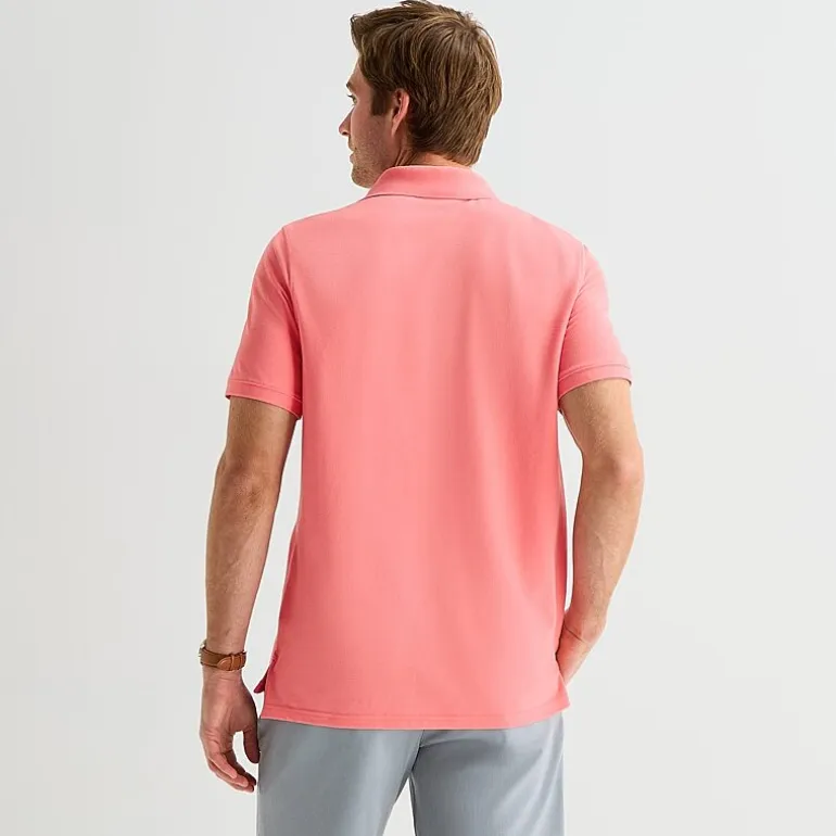 St. John's Bay Premium Stretch Mens Classic Fit Short Sleeve Polo Shirt