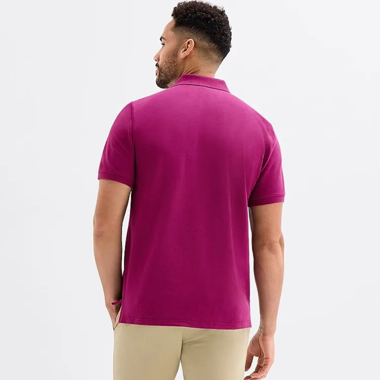 St. John's Bay Premium Stretch Mens Classic Fit Short Sleeve Polo Shirt