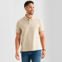 St. John's Bay Premium Stretch Mens Classic Fit Short Sleeve Polo Shirt