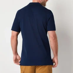 St. John's Bay Premium Stretch Mens Slim Fit Short Sleeve Polo Shirt