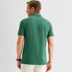 St. John's Bay Premium Stretch Mens Slim Fit Short Sleeve Polo Shirt
