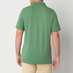 St. John's Bay Premium Stretch Mens Slim Fit Short Sleeve Polo Shirt