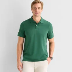St. John's Bay Premium Stretch Mens Slim Fit Short Sleeve Polo Shirt