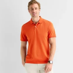 St. John's Bay Premium Stretch Mens Slim Fit Short Sleeve Polo Shirt