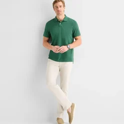 St. John's Bay Premium Stretch Mens Slim Fit Short Sleeve Polo Shirt