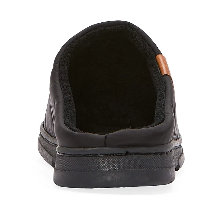 St. John's Bay Puffer Scuff Mens Memory Foam Slip-On Slippers