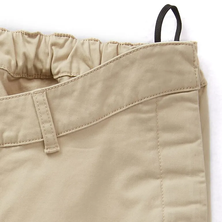 St. John's Bay Seated Chino Mens Adaptive Adjustable Features Easy-on + Easy-off Regular Fit Flat Front Pant