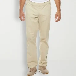 St. John's Bay Seated Chino Mens Adaptive Adjustable Features Easy-on + Easy-off Regular Fit Flat Front Pant