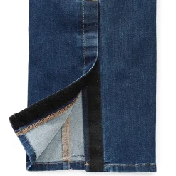 St. John's Bay Secretly Slender Womens Plus Mid Rise Adaptive Hidden Access Opening Straight Leg Jean