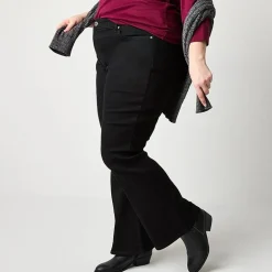 St. John's Bay Secretly Slender Womens Mid Rise Bootcut Jean