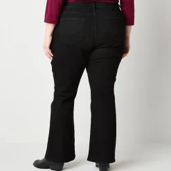 St. John's Bay Secretly Slender Womens Mid Rise Bootcut Jean