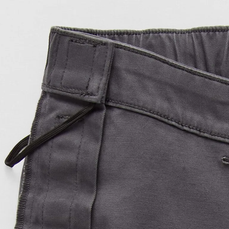 St. John's Bay Stretch Chino Mens Adaptive Easy-on + Easy-off Seated Wear Straight Fit Flat Front Pant