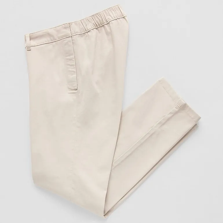 St. John's Bay Stretch Chino Mens Adaptive Easy-on + Easy-off Seated Wear Straight Fit Flat Front Pant