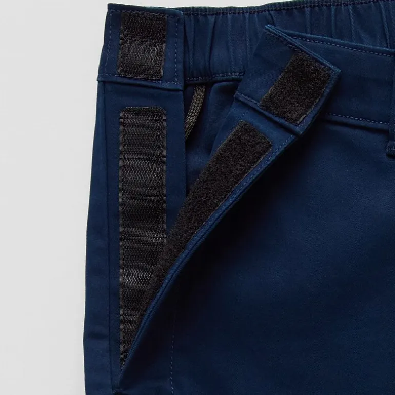St. John's Bay Stretch Chino Mens Adaptive Easy-on + Easy-off Seated Wear Straight Fit Flat Front Pant