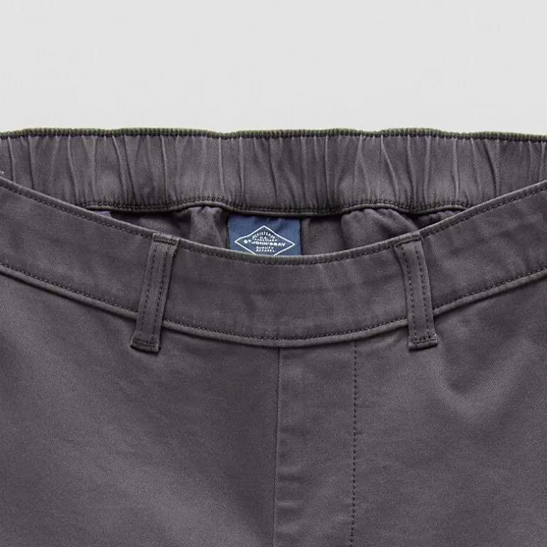 St. John's Bay Stretch Chino Mens Adaptive Easy-on + Easy-off Seated Wear Straight Fit Flat Front Pant