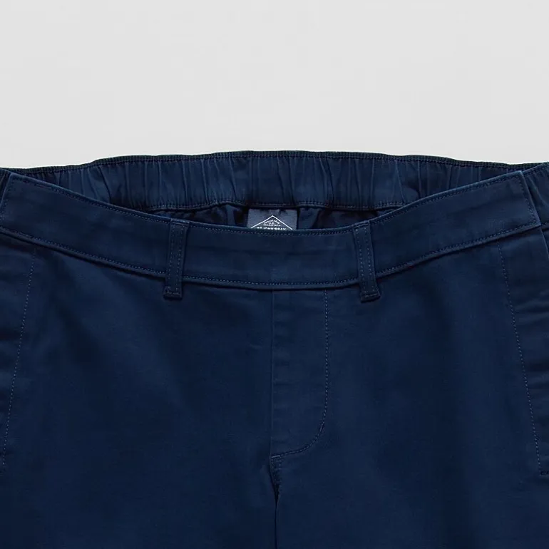 St. John's Bay Stretch Chino Mens Adaptive Easy-on + Easy-off Seated Wear Straight Fit Flat Front Pant