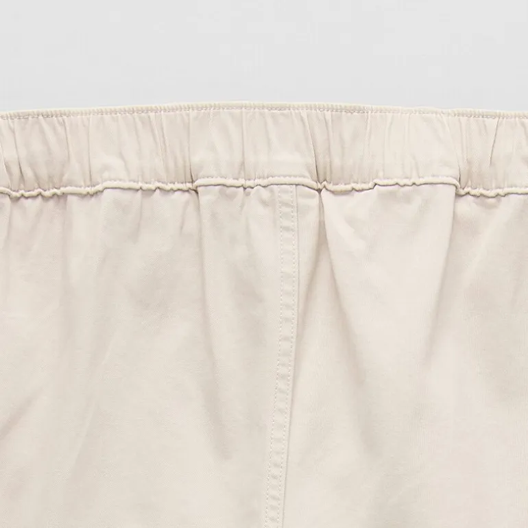 St. John's Bay Stretch Chino Mens Adaptive Easy-on + Easy-off Seated Wear Straight Fit Flat Front Pant
