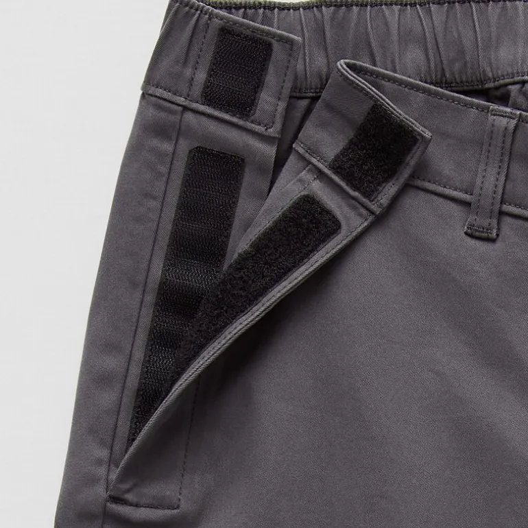 St. John's Bay Stretch Chino Mens Adaptive Easy-on + Easy-off Seated Wear Straight Fit Flat Front Pant