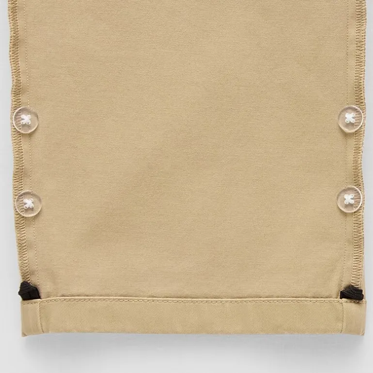 St. John's Bay Stretch Chino Mens Adaptive Easy-on + Easy-off Seated Wear Straight Fit Flat Front Pant