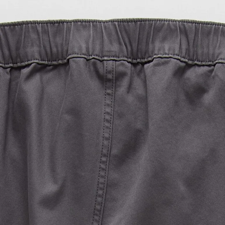 St. John's Bay Stretch Chino Mens Adaptive Easy-on + Easy-off Seated Wear Straight Fit Flat Front Pant