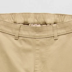 St. John's Bay Stretch Chino Mens Adaptive Easy-on + Easy-off Seated Wear Straight Fit Flat Front Pant