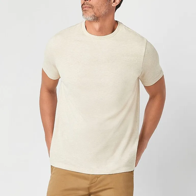 St. John's Bay Super Soft Mens Crew Neck Short Sleeve Stretch Fabric T-Shirt