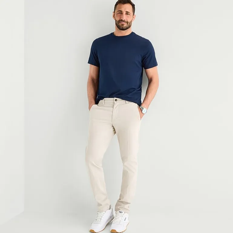 St. John's Bay Super Soft Mens Crew Neck Short Sleeve Stretch Fabric T-Shirt