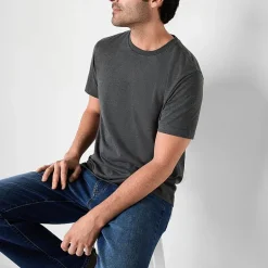 St. John's Bay Super Soft Mens Crew Neck Short Sleeve Stretch Fabric T-Shirt