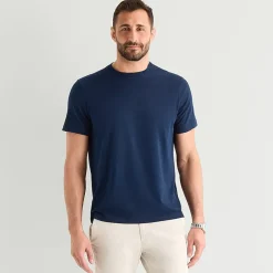 St. John's Bay Super Soft Mens Crew Neck Short Sleeve Stretch Fabric T-Shirt