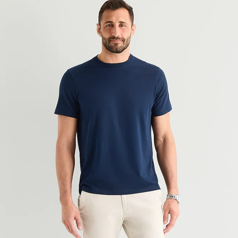 St. John's Bay Super Soft Mens Crew Neck Short Sleeve Stretch Fabric T-Shirt