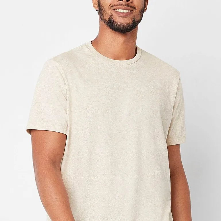 St. John's Bay Super Soft Mens Crew Neck Short Sleeve Stretch Fabric T-Shirt