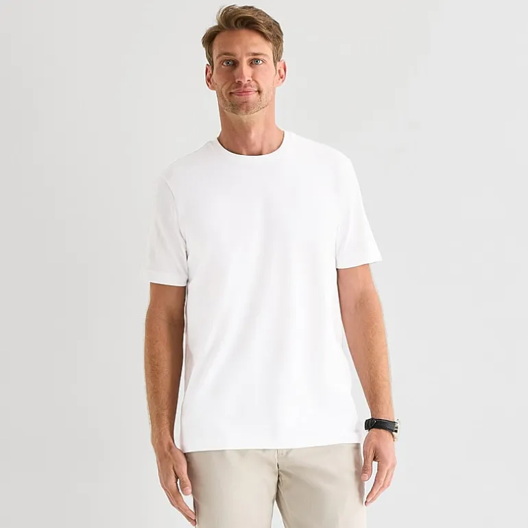 St. John's Bay Super Soft Mens Crew Neck Short Sleeve Stretch Fabric T-Shirt