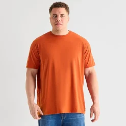 St. John's Bay Super Soft Mens Crew Neck Short Sleeve Quick Dry Big and Tall T-Shirt