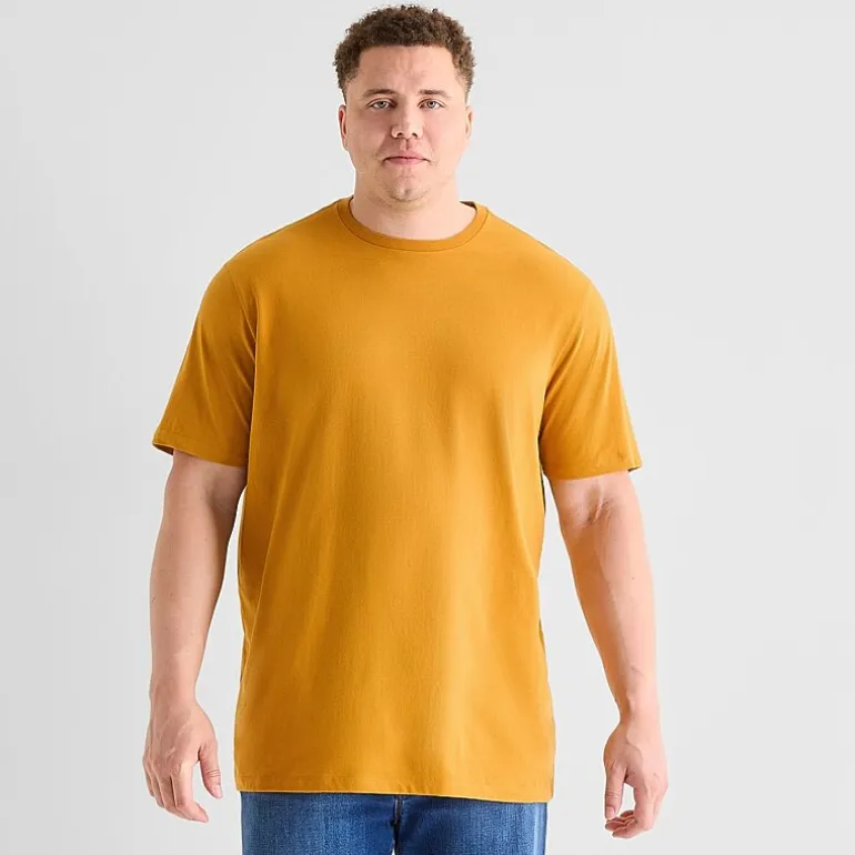 St. John's Bay Super Soft Mens Crew Neck Short Sleeve Quick Dry Big and Tall T-Shirt