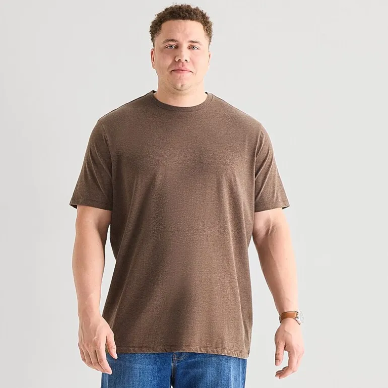 St. John's Bay Super Soft Mens Crew Neck Short Sleeve Quick Dry Big and Tall T-Shirt