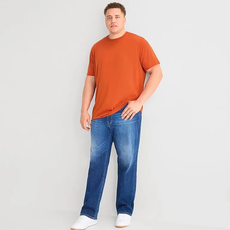 St. John's Bay Super Soft Mens Crew Neck Short Sleeve Quick Dry Big and Tall T-Shirt