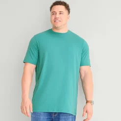 St. John's Bay Super Soft Mens Crew Neck Short Sleeve Quick Dry Big and Tall T-Shirt