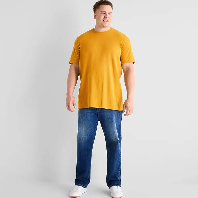 St. John's Bay Super Soft Mens Crew Neck Short Sleeve Quick Dry Big and Tall T-Shirt