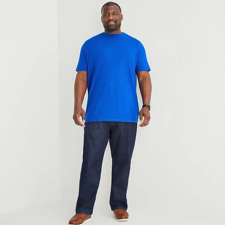 St. John's Bay Super Soft Mens Crew Neck Short Sleeve Quick Dry Big and Tall T-Shirt