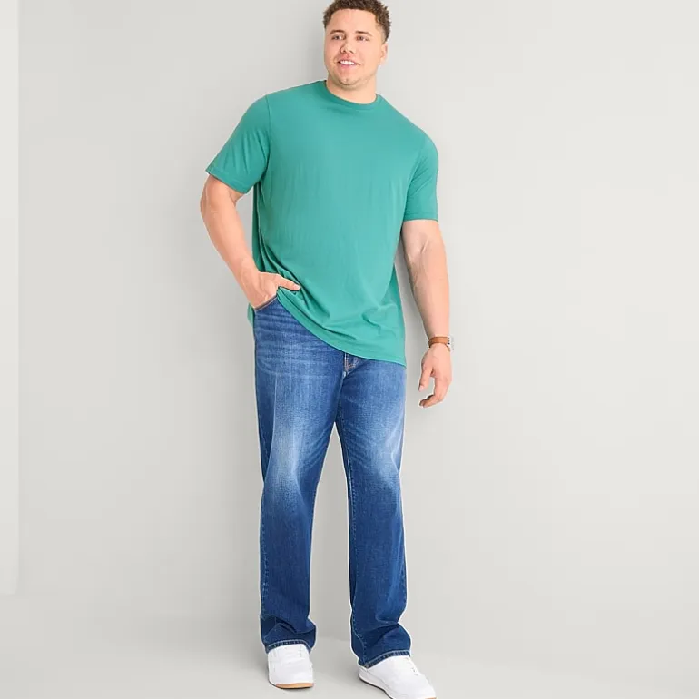 St. John's Bay Super Soft Mens Crew Neck Short Sleeve Quick Dry Big and Tall T-Shirt