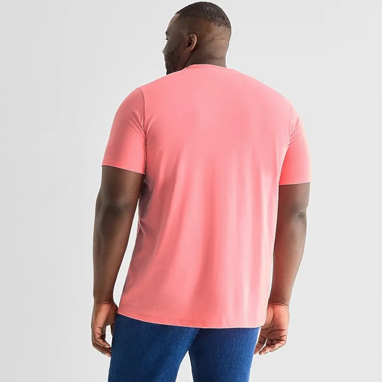 St. John's Bay Super Soft Mens Crew Neck Short Sleeve Big and Tall T-Shirt