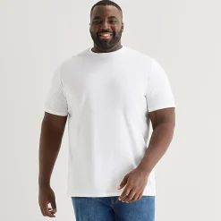 St. John's Bay Super Soft Mens Crew Neck Short Sleeve Quick Dry Big and Tall T-Shirt