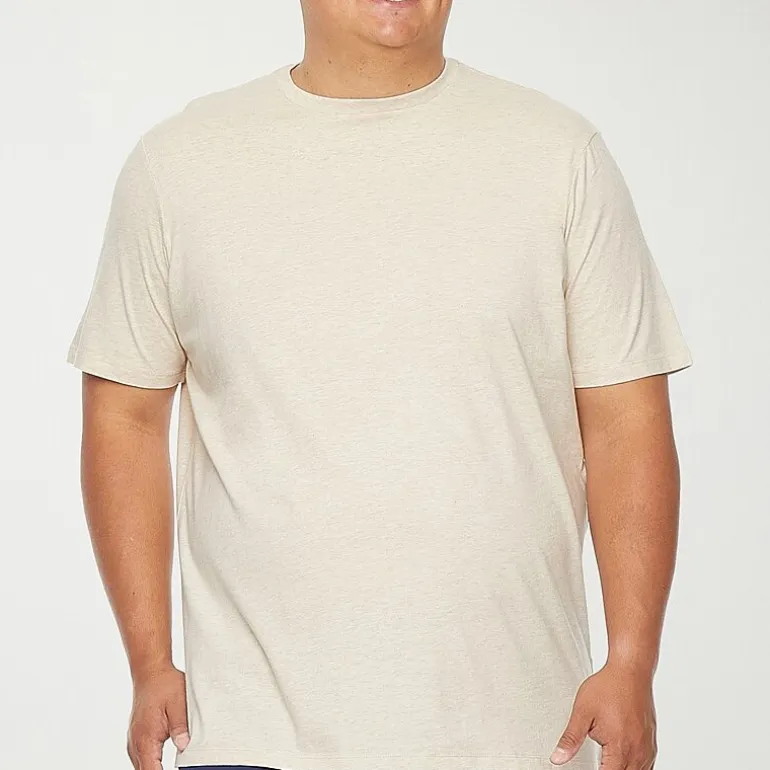 St. John's Bay Super Soft Mens Crew Neck Short Sleeve Quick Dry Big and Tall T-Shirt