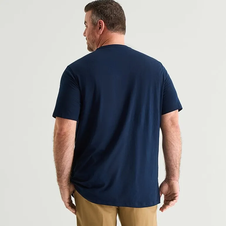 St. John's Bay Super Soft Mens Crew Neck Short Sleeve Quick Dry Big and Tall T-Shirt