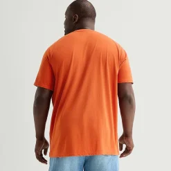 St. John's Bay Super Soft Mens Easy-on + Easy-off Crew Neck Short Sleeve Adaptive Big and Tall T-Shirt