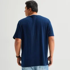 St. John's Bay Super Soft Mens V Neck Short Sleeve Quick Dry Big and Tall T-Shirt