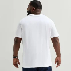 St. John's Bay Super Soft Mens V Neck Short Sleeve Quick Dry Big and Tall T-Shirt