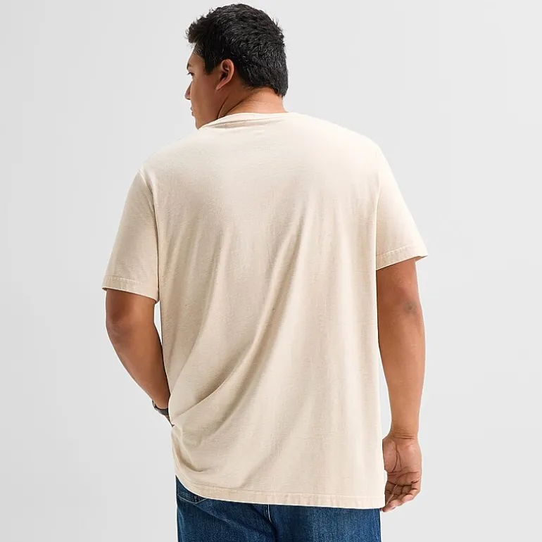 St. John's Bay Super Soft Mens V Neck Short Sleeve Quick Dry Big and Tall T-Shirt