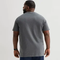 St. John's Bay Super Soft Mens V Neck Short Sleeve Quick Dry Big and Tall T-Shirt