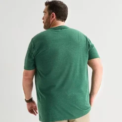St. John's Bay Super Soft Mens V Neck Short Sleeve Quick Dry Big and Tall T-Shirt